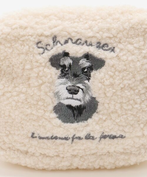 MAJESTIC LEGON / マジェスティックレゴン ポーチ | ボア刺繍ポーチ | 詳細16