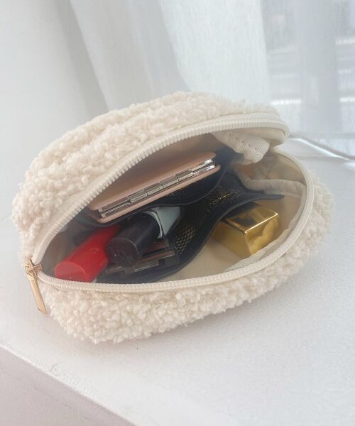 MAJESTIC LEGON / マジェスティックレゴン ポーチ | ボア刺繍ポーチ | 詳細4