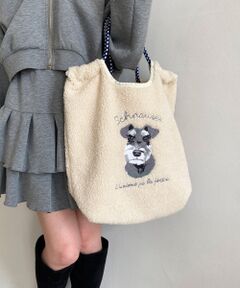 MAJESTIC LEGON / マジェスティックレゴン トートバッグ | アニマル刺繍ボアトートバッグ