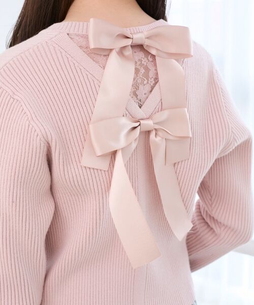 MAJESTIC LEGON / マジェスティックレゴン カーディガン・ボレロ | バックリボンショートカーディガン | 詳細15