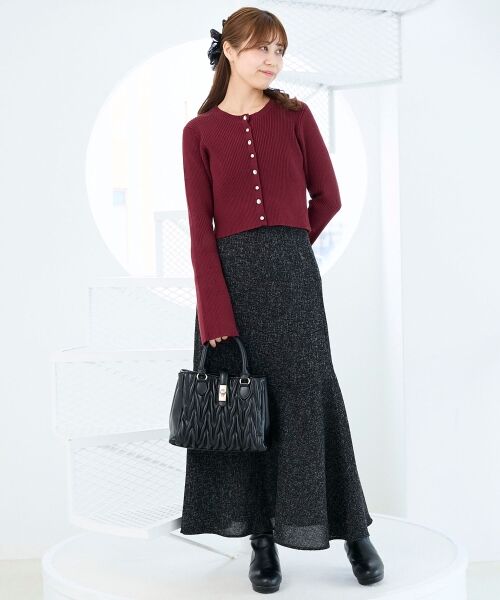 MAJESTIC LEGON / マジェスティックレゴン カーディガン・ボレロ | バックリボンショートカーディガン | 詳細18