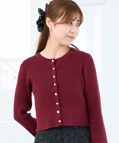 MAJESTIC LEGON / マジェスティックレゴン カーディガン・ボレロ | バックリボンショートカーディガン | 詳細21