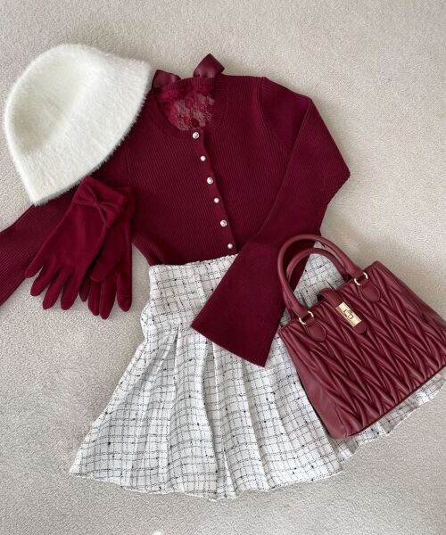 MAJESTIC LEGON / マジェスティックレゴン カーディガン・ボレロ | バックリボンショートカーディガン | 詳細25