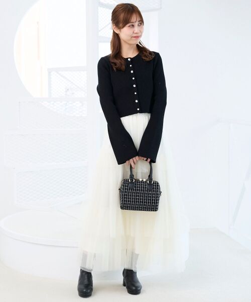 MAJESTIC LEGON / マジェスティックレゴン カーディガン・ボレロ | バックリボンショートカーディガン | 詳細26