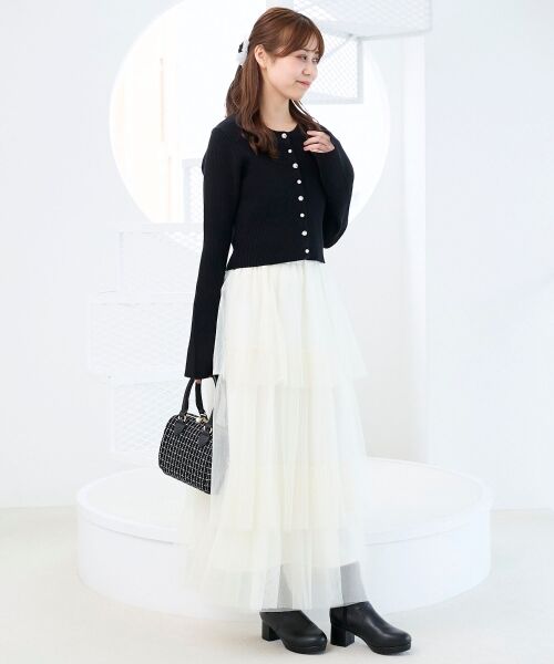 MAJESTIC LEGON / マジェスティックレゴン カーディガン・ボレロ | バックリボンショートカーディガン | 詳細27