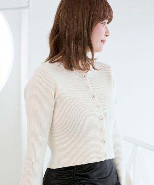 MAJESTIC LEGON / マジェスティックレゴン カーディガン・ボレロ | バックリボンショートカーディガン | 詳細5