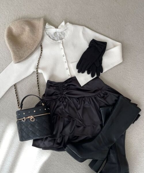 MAJESTIC LEGON / マジェスティックレゴン カーディガン・ボレロ | バックリボンショートカーディガン | 詳細8