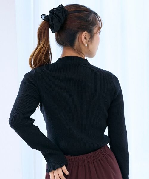 MAJESTIC LEGON / マジェスティックレゴン ニット・セーター | デコルテオープンリボンニット | 詳細19