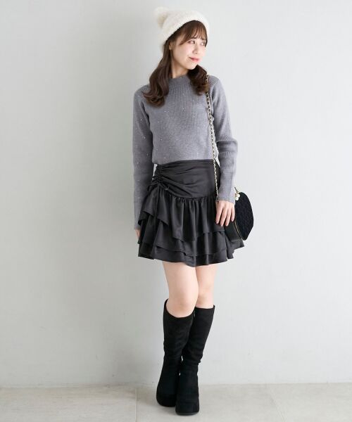 MAJESTIC LEGON / マジェスティックレゴン ニット・セーター | キラキラハイネックニット | 詳細14