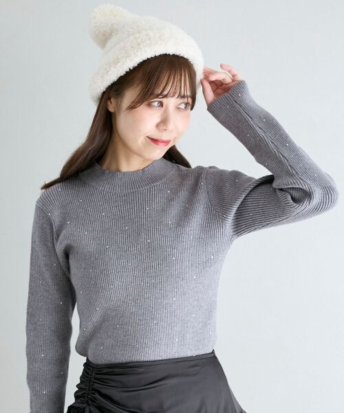 MAJESTIC LEGON / マジェスティックレゴン ニット・セーター | キラキラハイネックニット | 詳細17