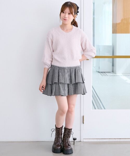 MAJESTIC LEGON / マジェスティックレゴン ニット・セーター | バックリボンシャギーニット | 詳細11