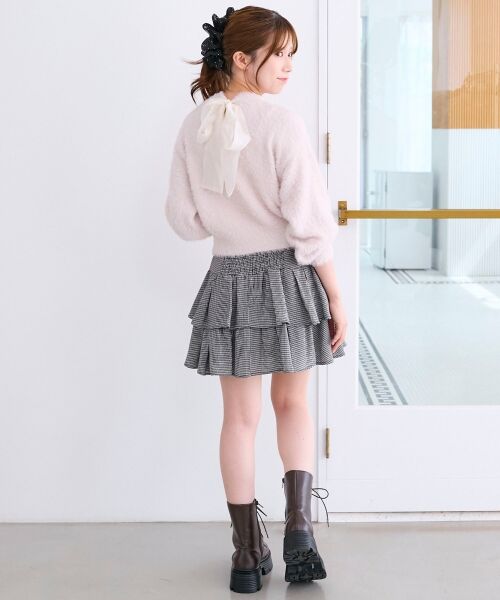 MAJESTIC LEGON / マジェスティックレゴン ニット・セーター | バックリボンシャギーニット | 詳細13