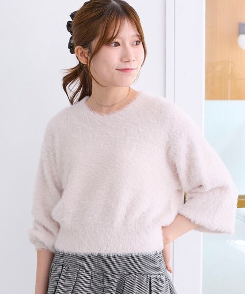 MAJESTIC LEGON / マジェスティックレゴン ニット・セーター | バックリボンシャギーニット | 詳細15