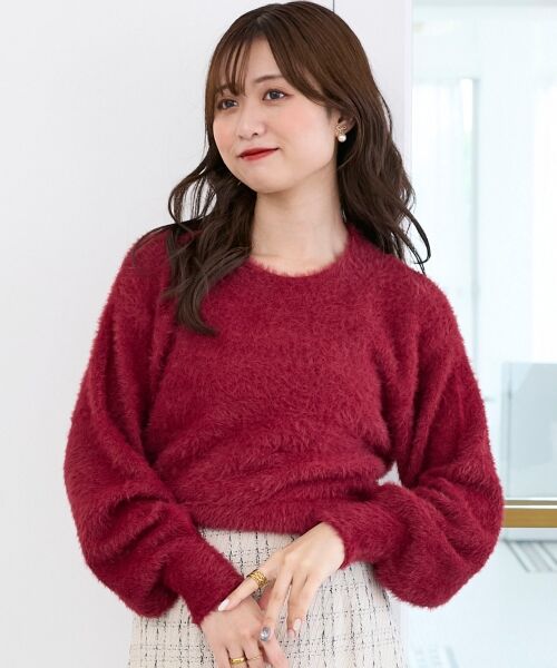 MAJESTIC LEGON / マジェスティックレゴン ニット・セーター | バックリボンシャギーニット | 詳細21