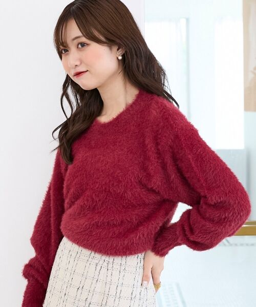 MAJESTIC LEGON / マジェスティックレゴン ニット・セーター | バックリボンシャギーニット | 詳細22