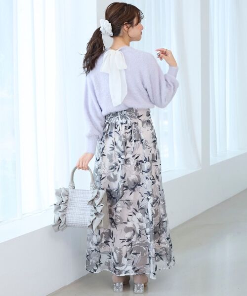 MAJESTIC LEGON / マジェスティックレゴン ニット・セーター | バックリボンシャギーニット | 詳細26