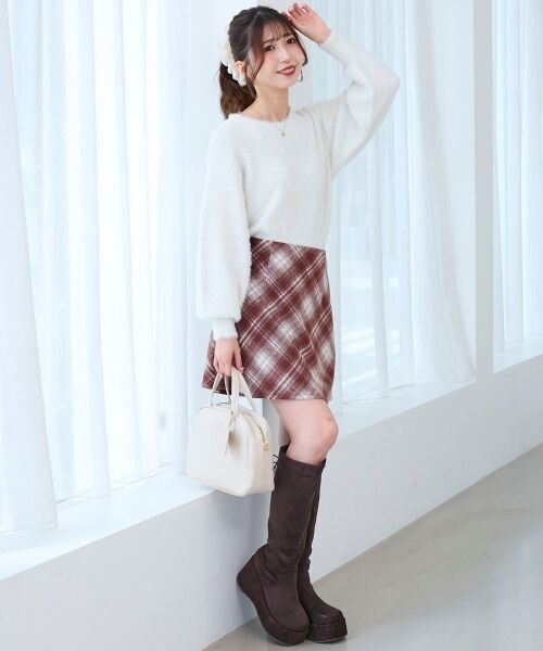 MAJESTIC LEGON / マジェスティックレゴン ニット・セーター | バックリボンシャギーニット | 詳細3