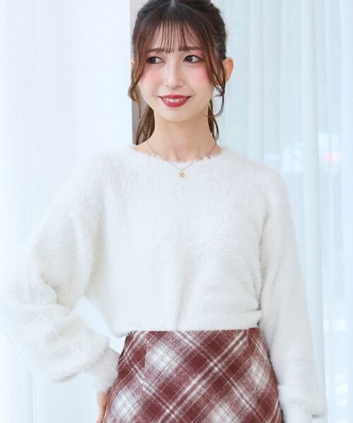 MAJESTIC LEGON / マジェスティックレゴン ニット・セーター | バックリボンシャギーニット | 詳細5