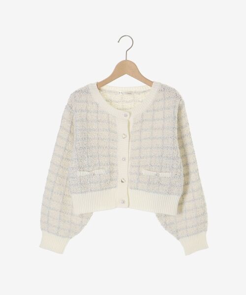 MAJESTIC LEGON / マジェスティックレゴン カーディガン・ボレロ | アソートボタンツイードニットカーデ | 詳細26