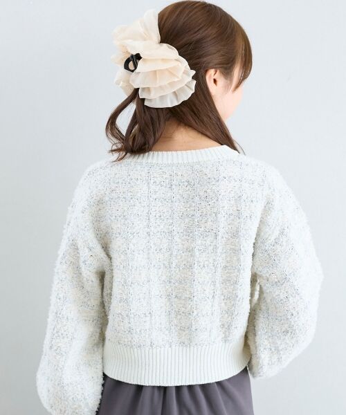 MAJESTIC LEGON / マジェスティックレゴン カーディガン・ボレロ | アソートボタンツイードニットカーデ | 詳細5