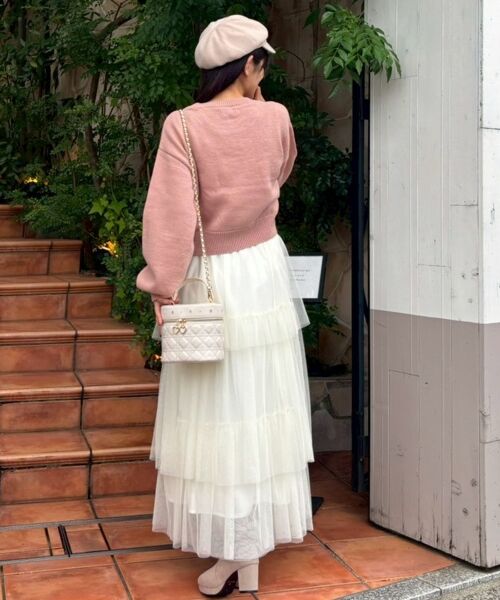 MAJESTIC LEGON / マジェスティックレゴン ニット・セーター | リボン付きくまちゃんニット | 詳細19