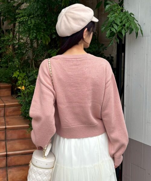 MAJESTIC LEGON / マジェスティックレゴン ニット・セーター | リボン付きくまちゃんニット | 詳細21