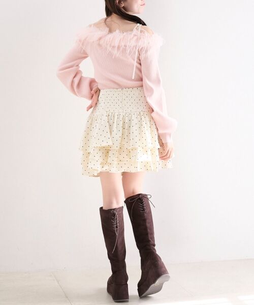 MAJESTIC LEGON / マジェスティックレゴン ミニ・ひざ丈スカート | アシメドロストスカパン | 詳細11
