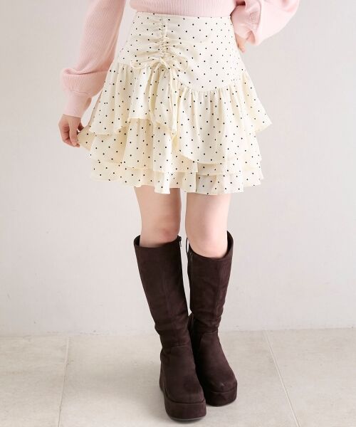 MAJESTIC LEGON / マジェスティックレゴン ミニ・ひざ丈スカート | アシメドロストスカパン | 詳細12