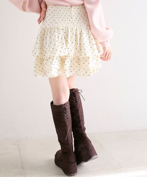 MAJESTIC LEGON / マジェスティックレゴン ミニ・ひざ丈スカート | アシメドロストスカパン | 詳細14