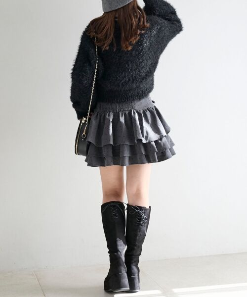 MAJESTIC LEGON / マジェスティックレゴン ミニ・ひざ丈スカート | アシメドロストスカパン | 詳細18