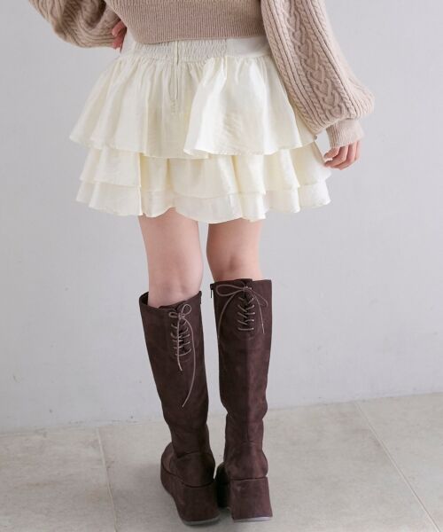 MAJESTIC LEGON / マジェスティックレゴン ミニ・ひざ丈スカート | アシメドロストスカパン | 詳細6