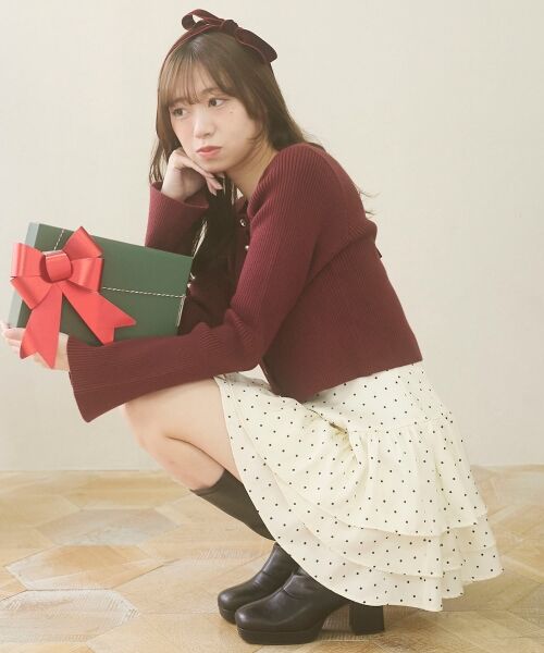 MAJESTIC LEGON / マジェスティックレゴン ミニ・ひざ丈スカート | アシメドロストスカパン | 詳細8