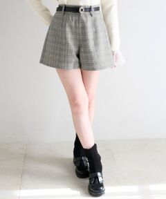 MAJESTIC LEGON / マジェスティックレゴン ショート・ハーフ・半端丈パンツ | ベルト付きショートパンツ