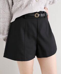 MAJESTIC LEGON / マジェスティックレゴン ショート・ハーフ・半端丈パンツ | ベルト付きショートパンツ