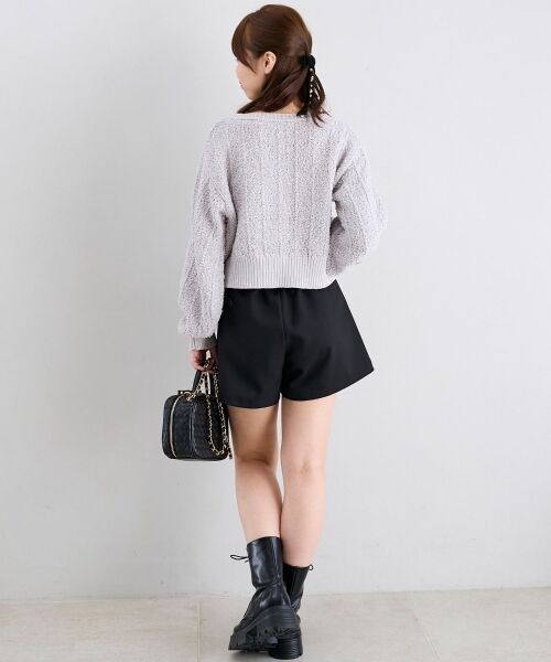 MAJESTIC LEGON / マジェスティックレゴン ショート・ハーフ・半端丈パンツ | ベルト付きショートパンツ | 詳細10