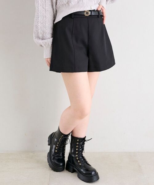 MAJESTIC LEGON / マジェスティックレゴン ショート・ハーフ・半端丈パンツ | ベルト付きショートパンツ | 詳細12