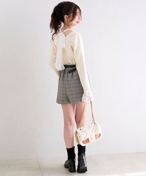 MAJESTIC LEGON / マジェスティックレゴン ショート・ハーフ・半端丈パンツ | ベルト付きショートパンツ | 詳細3