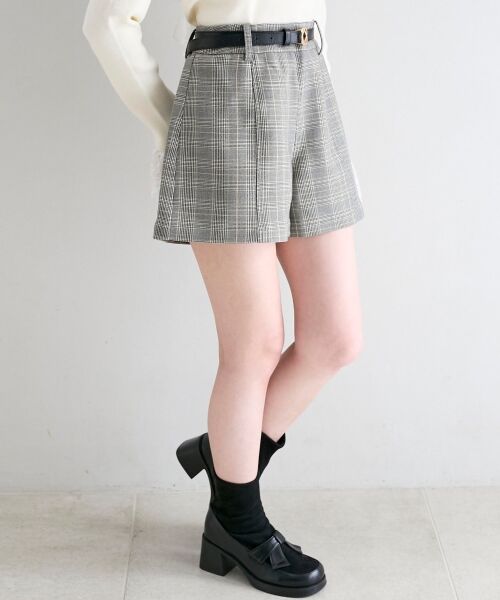 MAJESTIC LEGON / マジェスティックレゴン ショート・ハーフ・半端丈パンツ | ベルト付きショートパンツ | 詳細5