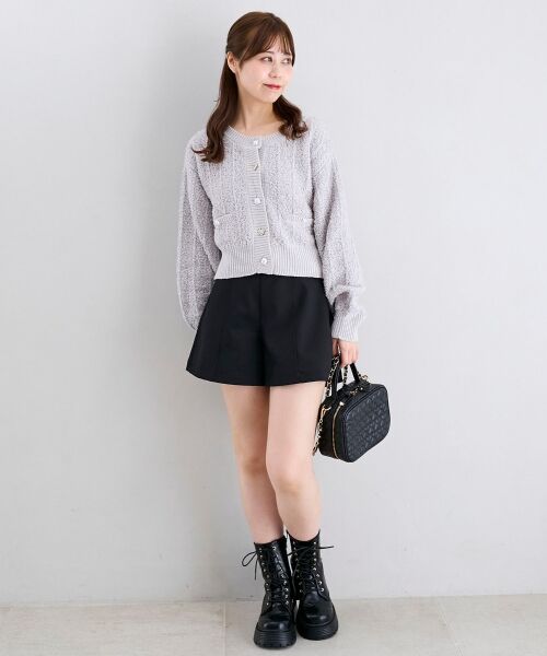 MAJESTIC LEGON / マジェスティックレゴン ショート・ハーフ・半端丈パンツ | ベルト付きショートパンツ | 詳細8