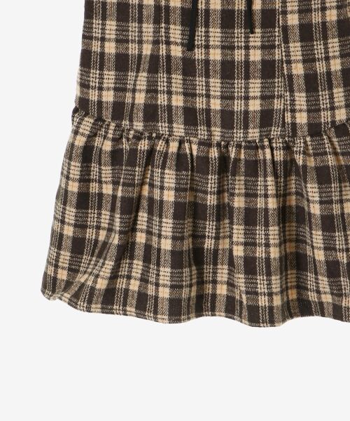 MAJESTIC LEGON / マジェスティックレゴン ミニ丈・ひざ丈ワンピース | フロントリボンチェックミニジャンスカ | 詳細20