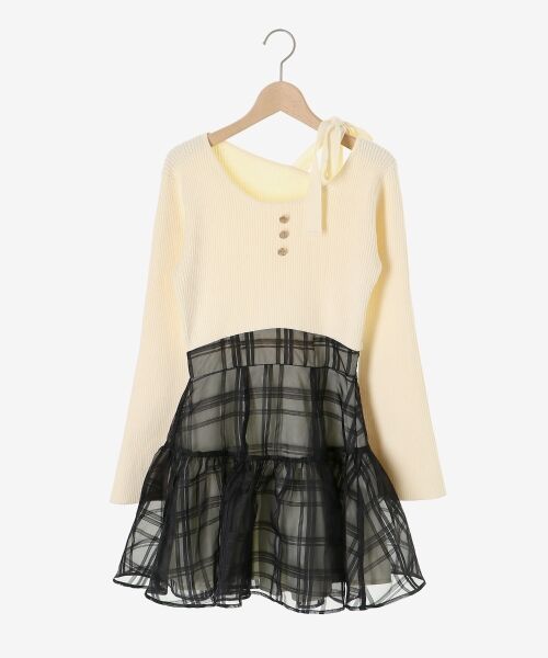 MAJESTIC LEGON / マジェスティックレゴン ミニ丈・ひざ丈ワンピース | ショルダーリボンコルセットミニワンピ | 詳細27