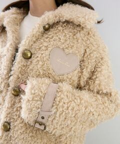 MAJESTIC LEGON / マジェスティックレゴン ブルゾン | ハートパッチふわふわブルゾン