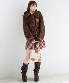 MAJESTIC LEGON / マジェスティックレゴン ブルゾン | ハートパッチふわふわブルゾン