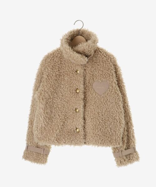 MAJESTIC LEGON / マジェスティックレゴン ブルゾン | ハートパッチふわふわブルゾン | 詳細17