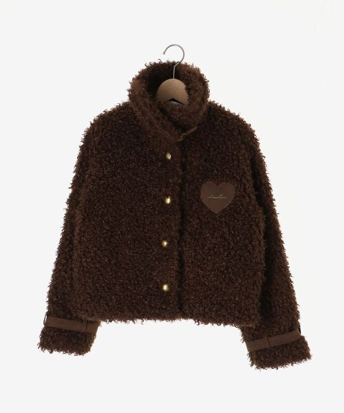 MAJESTIC LEGON / マジェスティックレゴン ブルゾン | ハートパッチふわふわブルゾン | 詳細18