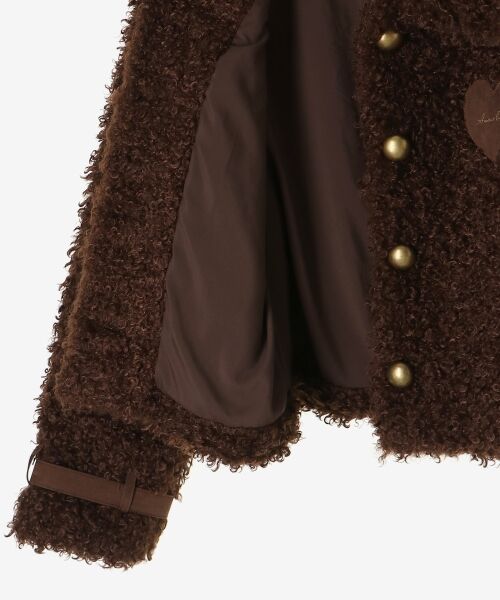 MAJESTIC LEGON / マジェスティックレゴン ブルゾン | ハートパッチふわふわブルゾン | 詳細22