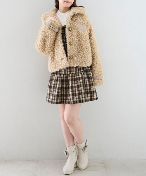 MAJESTIC LEGON / マジェスティックレゴン ブルゾン | ハートパッチふわふわブルゾン | 詳細3