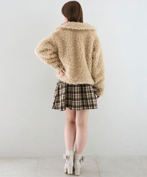 MAJESTIC LEGON / マジェスティックレゴン ブルゾン | ハートパッチふわふわブルゾン | 詳細5