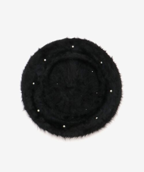 MAJESTIC LEGON / マジェスティックレゴン ハンチング・キャスケット・ベレー帽 | ふわふわパールベレー帽 | 詳細5