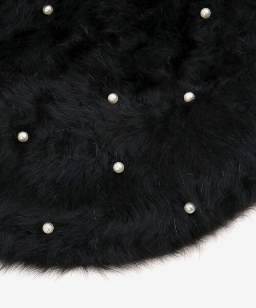 MAJESTIC LEGON / マジェスティックレゴン ハンチング・キャスケット・ベレー帽 | ふわふわパールベレー帽 | 詳細6